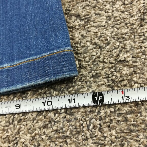 Spanx Jeans Flare Vintage Indigo Blue High Rise Size 1X 20456R - Picture 10 of 12